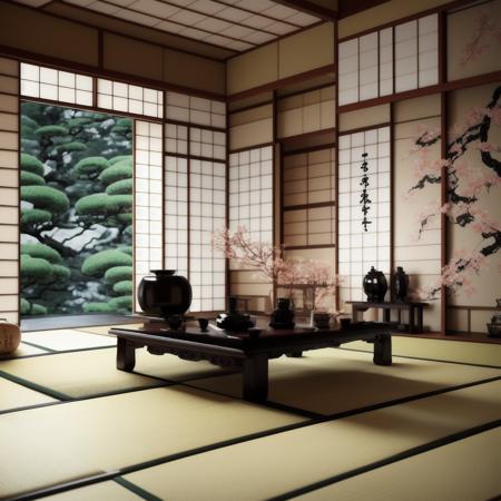 【LORA】Japanese style living room（日式客厅）