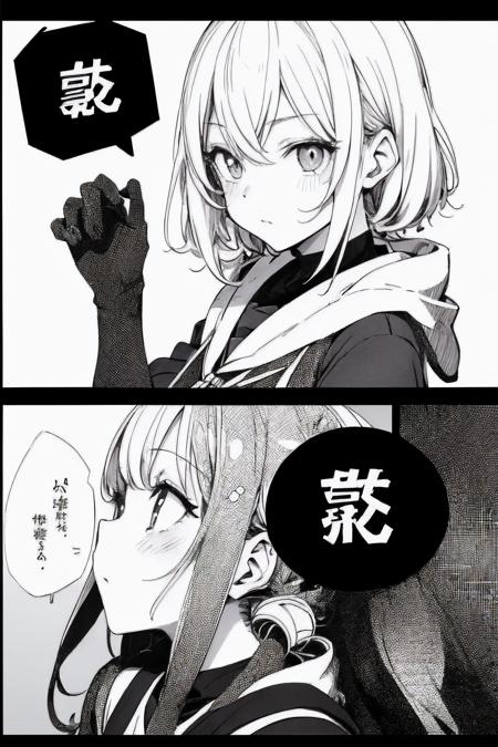 【LORA】Manga style_v2m（漫画风格）