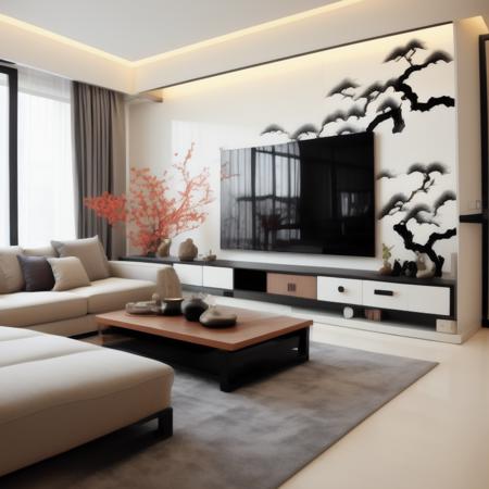【LORA】new Chinese style living room（中式客厅）